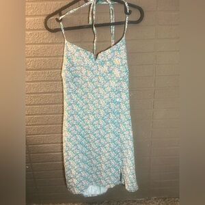 Aeropostale Teal and Pink Patterned Garment